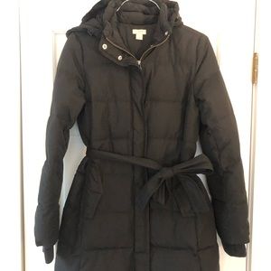 J CREW Quilted Down Winter Jacket